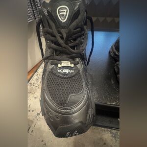 Black on Black Balenciaga Runners in a size 46 ( US 13 )